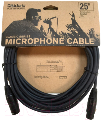 Удлинитель кабеля Planet Waves PW-CMIC-25