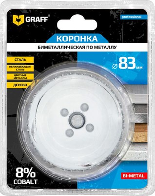 Коронка GRAFF 83мм 108083