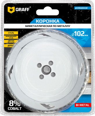Коронка GRAFF 102мм 108102