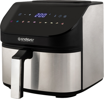 Аэрогриль Endever Skyline AF-129 (черный/стальной) - фото