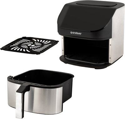 Аэрогриль Endever Skyline AF-129 (черный/стальной)