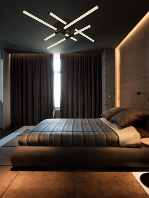 Потолочный светильник Mirastyle XL-60268/4 BK