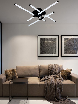 Потолочный светильник Mirastyle XL-60268/4 BK