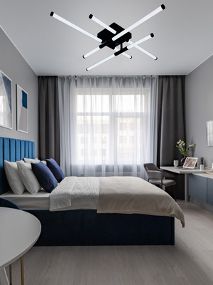 Потолочный светильник Mirastyle XL-60268/4 BK