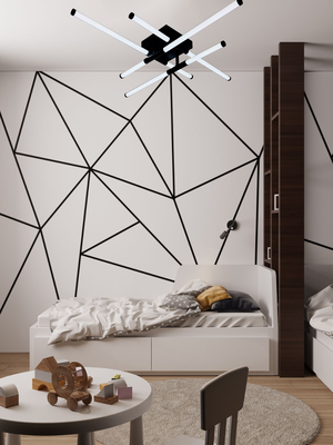 Потолочный светильник Mirastyle XL-60268/4 BK