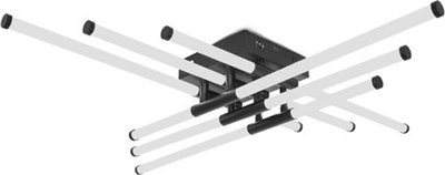 Потолочный светильник Mirastyle XL-60268/6 BK - фото