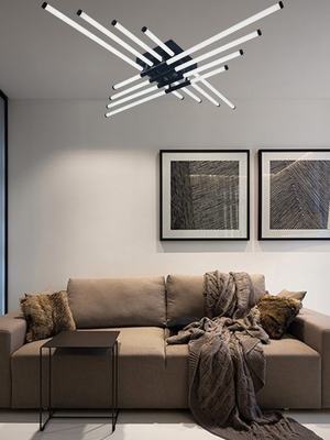 Потолочный светильник Mirastyle XL-60268/8 BK