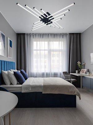 Потолочный светильник Mirastyle XL-60268/8 BK