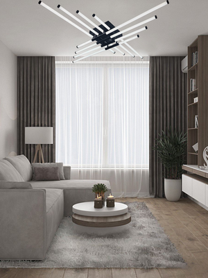 Потолочный светильник Mirastyle XL-60268/8 BK