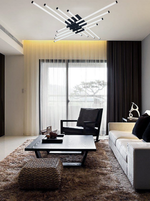 Потолочный светильник Mirastyle XL-60268/8 BK