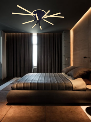 Потолочный светильник Mirastyle XL-80011/5+1 BK