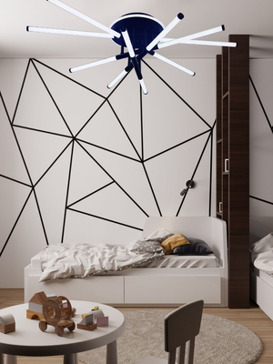 Потолочный светильник Mirastyle XL-80011/5+1 BK