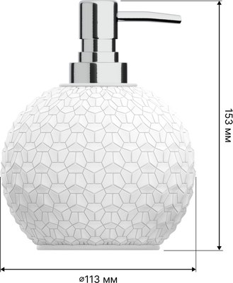 Дозатор для жидкого мыла FORA Brilliant FOR-BRL021