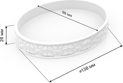 Мыльница FORA Brilliant FOR-BRL036