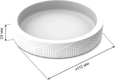 Мыльница FORA Delicate White FOR-DLW036