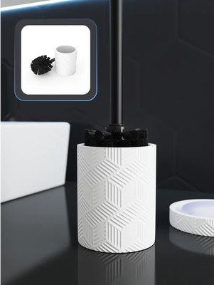 Ершик для унитаза FORA Delicate White FOR-DLW025