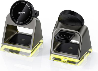 Зарядное устройство беспроводное Wifit Trigon 3в1 / WIF-WF014BK
