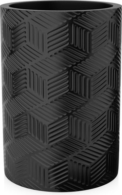 Стакан для зубной щетки и пасты FORA Delicate Black FOR-DLB044 - фото