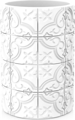 Стакан для зубной щетки и пасты FORA Patchwork FOR-PCH044 - фото