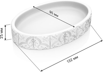 Мыльница FORA Patchwork FOR-PCH036