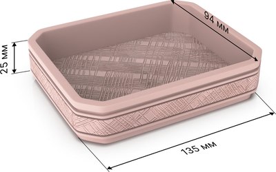 Мыльница FORA Pleasant FOR-PLS036