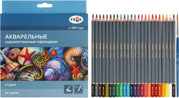 Набор акварельных карандашей ГАММА Студия / 110822_24