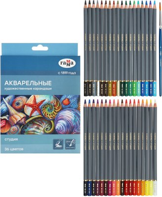 Набор акварельных карандашей ГАММА Студия / 110822_36