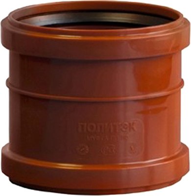 Муфта наружной канализации Политэк ТПК Ремонтная 110 ПП - фото