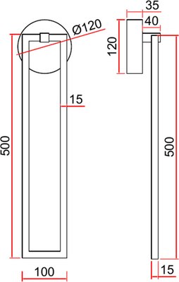 Бра Kinklight Алони 08459.19 (черный)
