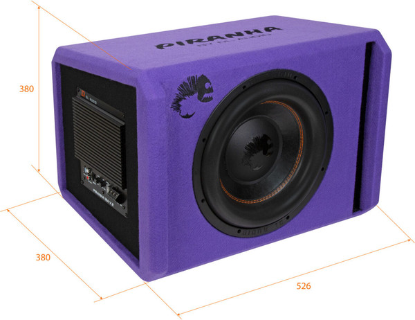 Корпусной активный сабвуфер DL Audio Piranha 12A V2