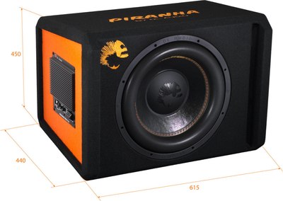 Корпусной активный сабвуфер DL Audio Piranha 15A V2