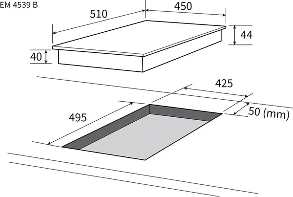 Электрическая варочная панель Nordfrost EM 4539 B