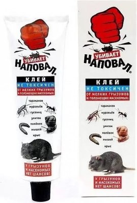 Средство для борьбы с вредителями Наповал Клей