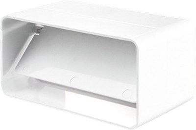 Соединитель воздуховода Семь ветров С обратным клапаном 110x55 / 5151 - фото