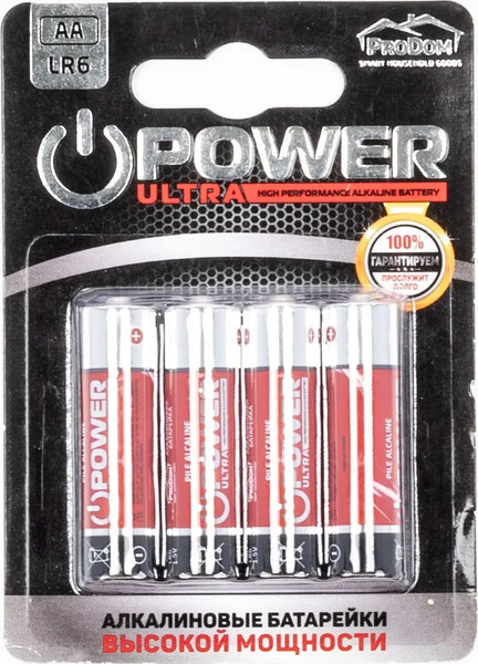 Комплект батареек ProDom AA LR6 / 3079954 - фото