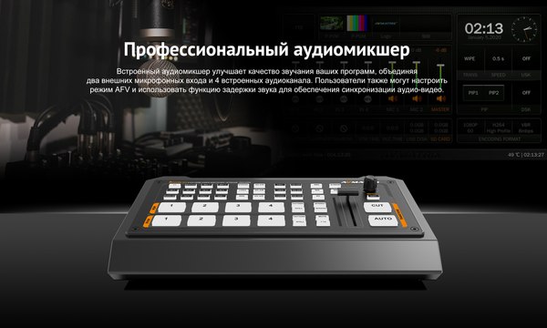 Панель управления системой ВКС Avmatrix Shark H4 / 31636