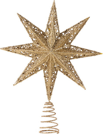 Верхушка для елки Goodwill Xmas 2024 Звезда / PL 52732 - фото