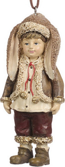 Елочная игрушка Goodwill Xmas 2024 Мальчик-зайчик / D 43256_1 - фото