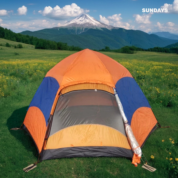 Палатка Sundays ZC-TT103-4 (синий/оранжевый)