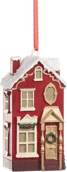 Елочная игрушка Goodwill Xmas 2024 Рождественский дом / D 43272 - фото