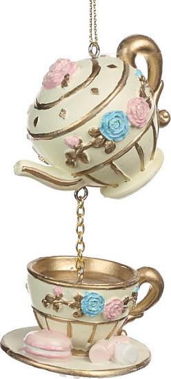 Елочная игрушка Goodwill Xmas 2024 Чашка с заварником / MO 96319 - фото