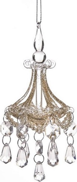 Елочная игрушка Goodwill Xmas 2024 Люстра / P 37025 - фото