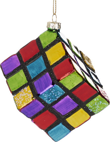 Елочная игрушка Goodwill Xmas 2024 Кубик рубика / TR 20431 - фото