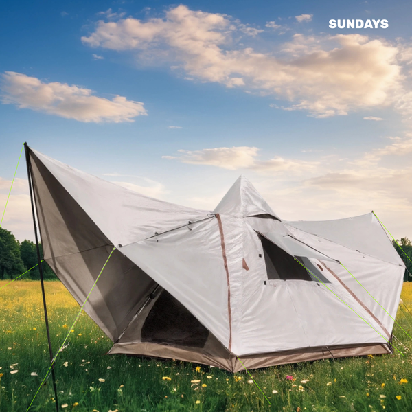 Палатка Sundays ZC-TT106 (коричневый/желтый)