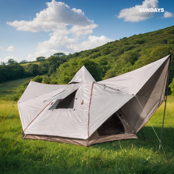 Палатка Sundays ZC-TT106 (коричневый/желтый)