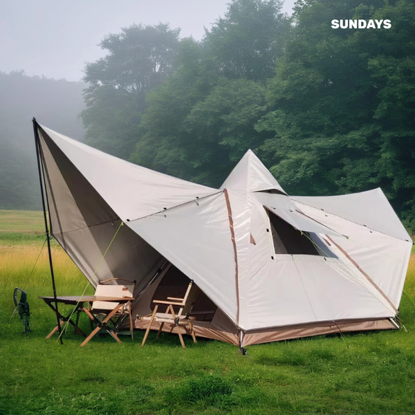 Палатка Sundays ZC-TT106 (коричневый/желтый)