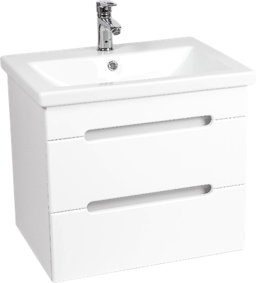 Тумба с умывальником Viant Марсель Como 50 / VMAR50CO-T2YP+S-UM-COM50/1-w - фото