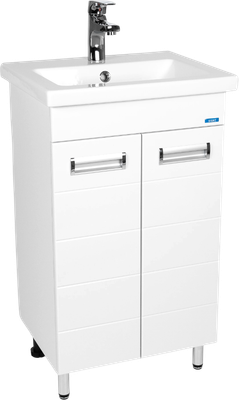 Тумба с умывальником Viant Вена Como 50 / VVEN50CO-T2ST+S-UM-COM50/1-w - фото