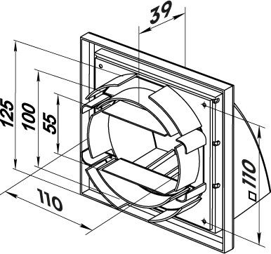 Колпак вентиляционный Zernberg Hood 1515 Brown / 10417471