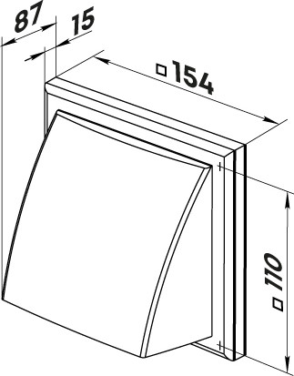Колпак вентиляционный Zernberg Hood 1515 Brown / 10417471